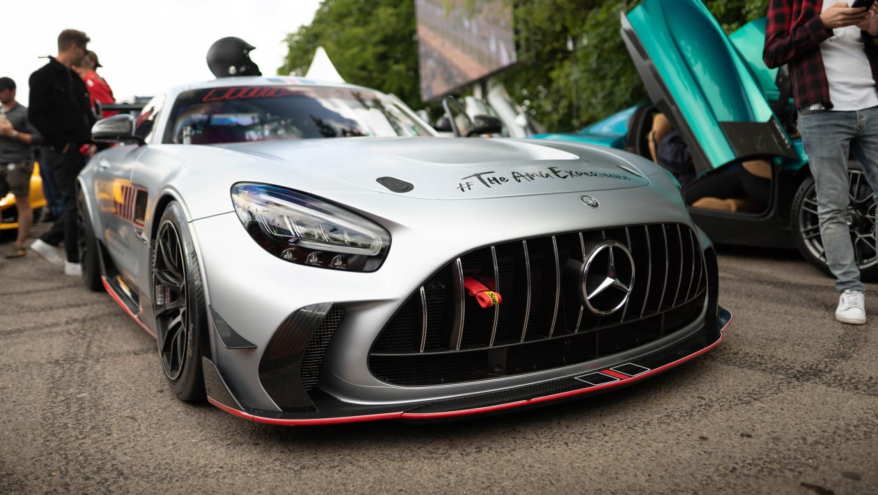 724bhp MercedesAMG GT Track Series hits Goodwood hillclimb evo